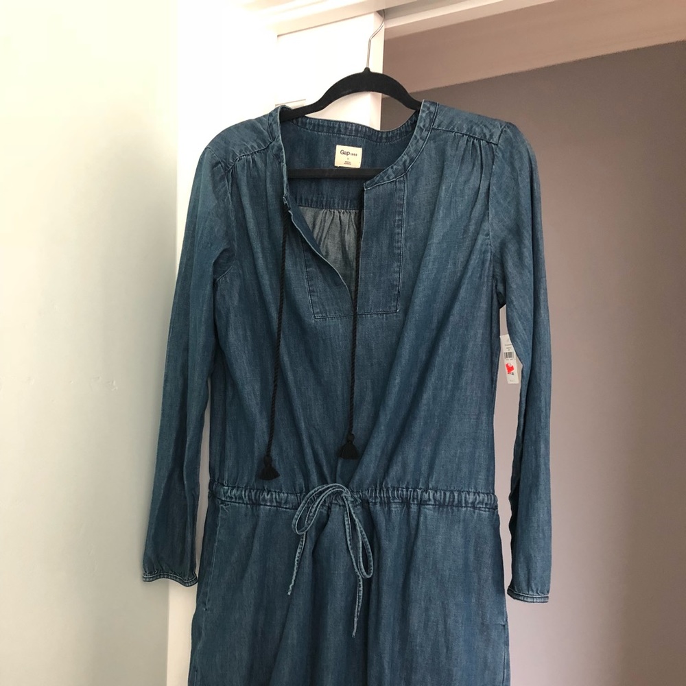 Gap Denim Dress size L NWT